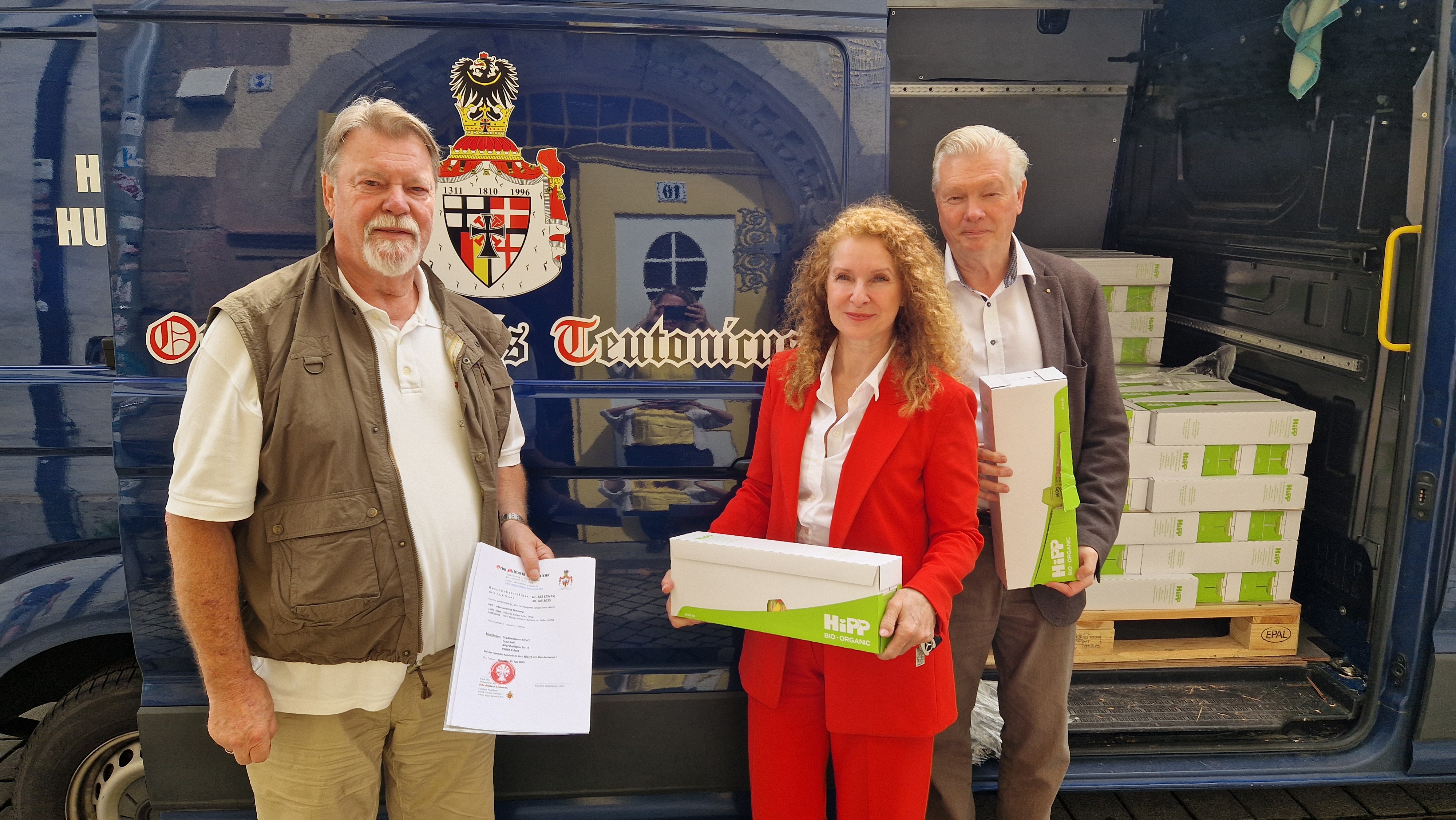 (v.l.) Klaus Blos, Petra Hegt, Detlef Goss.